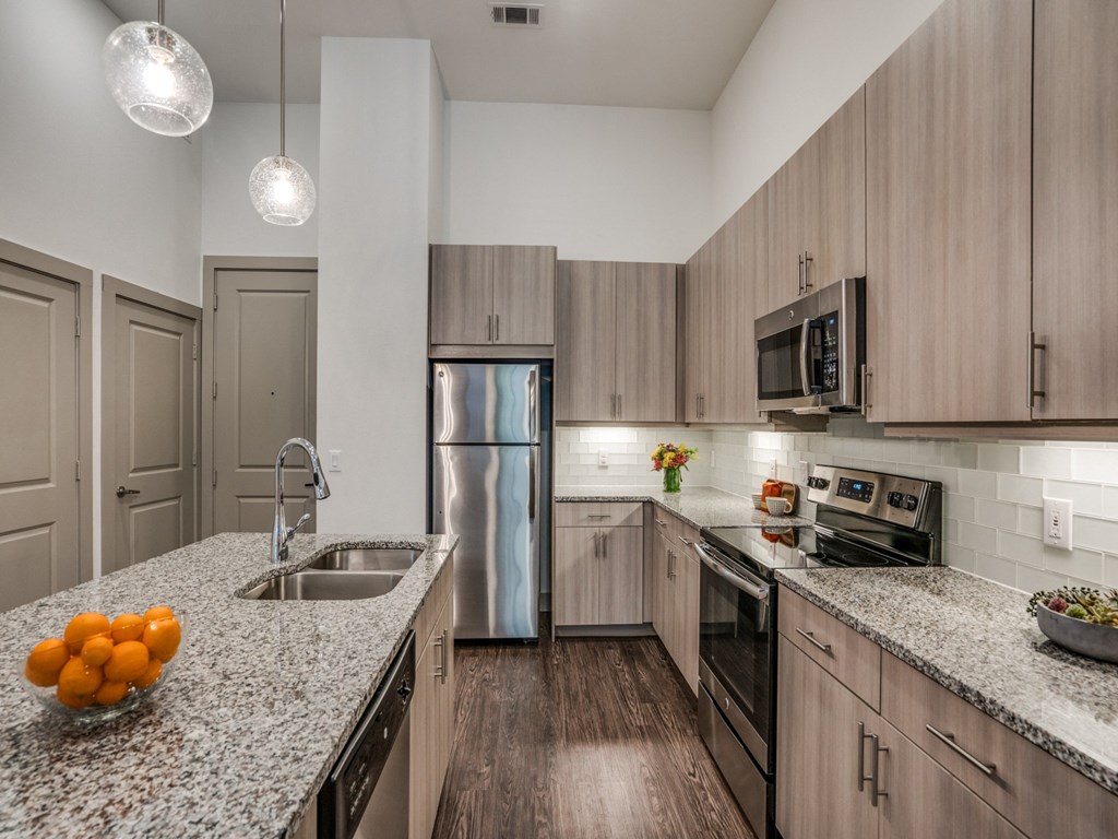 One Bedroom Apartment Kitchen