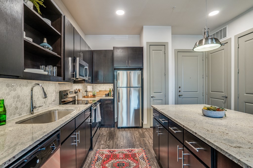 Espresso Kitchen with Island