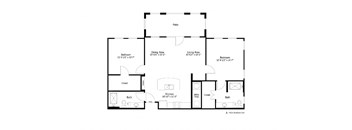 a floor plan of a house
