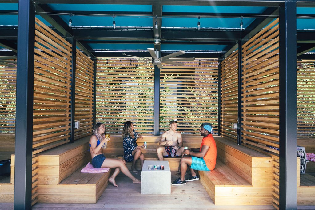 Hideaway Pool Seating Area