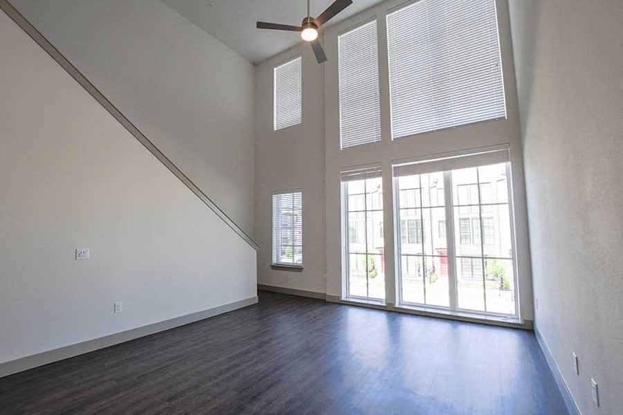 Townhome open floorplan