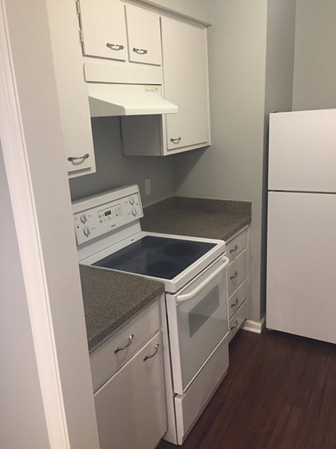 Kitchen at at Penn Park Apartments in Meridian-Kessler neighborhood.