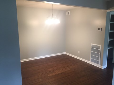 Dining Room at Penn Park Apartments in Meridian-Kessler neighborhood.