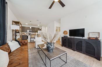 Modern Living Room at Plat 4 at Research Triangle, Durham, North Carolina