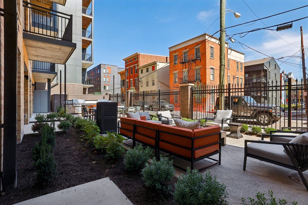 Seating area with city views from Contrast OTR