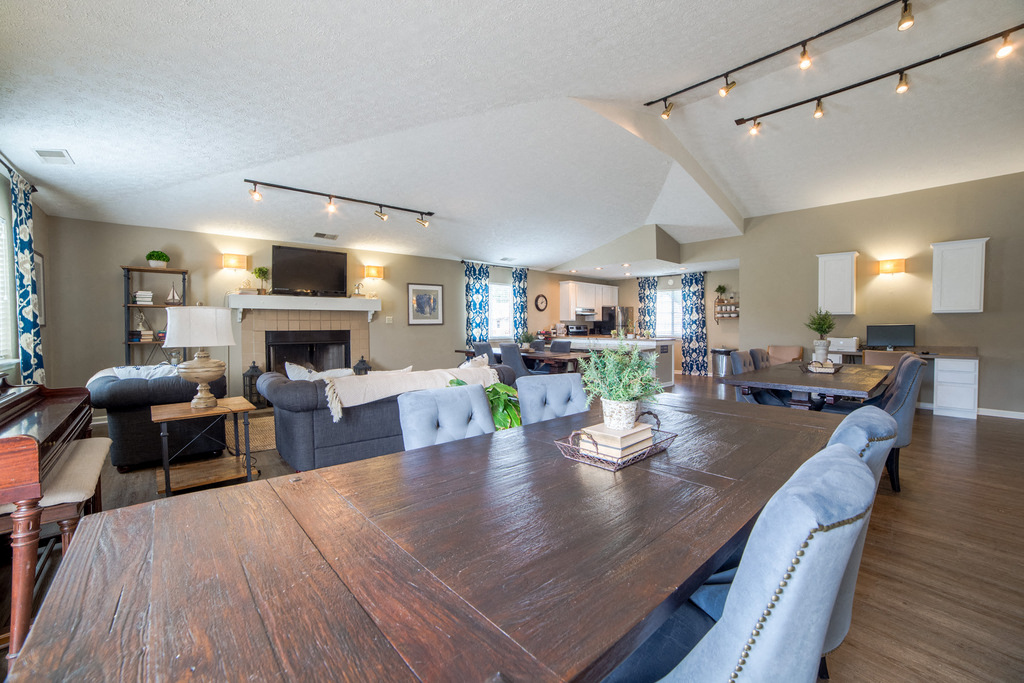 table in clubhouse at Shady Oak Village - Senior Living Apartments, IN, 47802