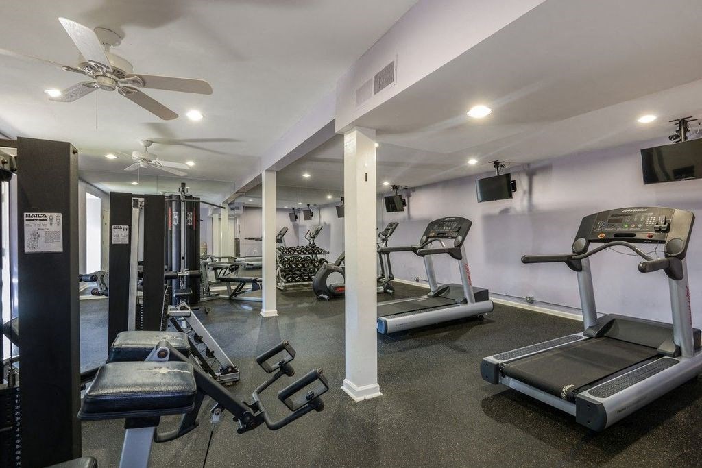 Fitness Center With Updated Equipment at The Summit at Avent Ferry, Raleigh, North Carolina