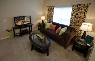 Living Room at Apartments at Grand Prairie, Peoria, Illinois