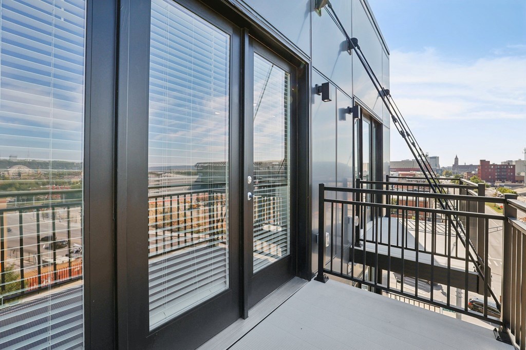 Private balcony at Contrast OTR