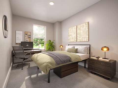 Gorgeous Bedroom at The Beverly, Bloomington, IN 47408
