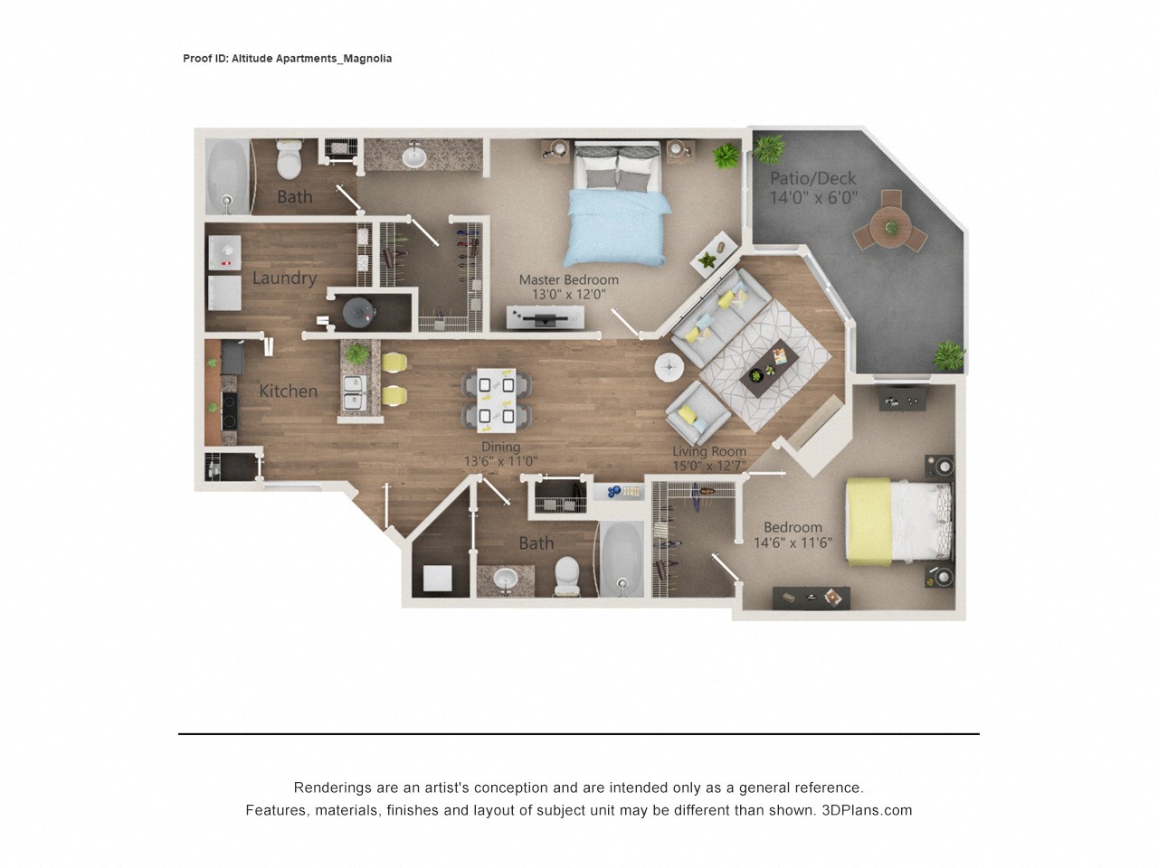 Magnolia Floor Plan The Altitude Blue Ash, Blue Ash, OH
