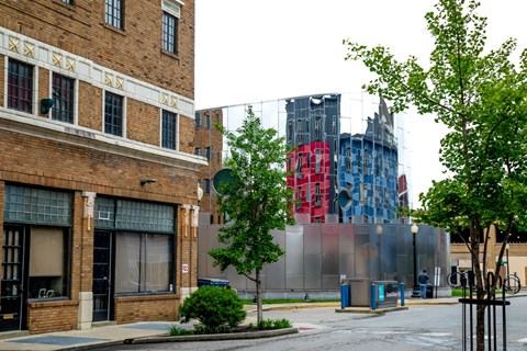 Building Exterior at The Ambassador at Library Square, Indianapolis, Indiana