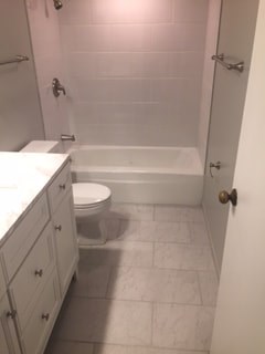 Bathroom at Penn Park Apartments in Meridian-Kessler neighborhood.