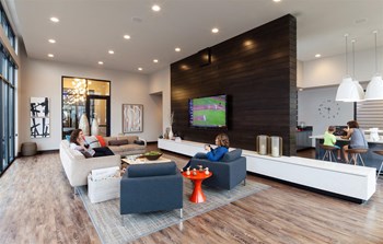 Clubroom With Smart Tv And Ample Of Sitting Area at CityWay, Indianapolis, IN - Photo Gallery 52