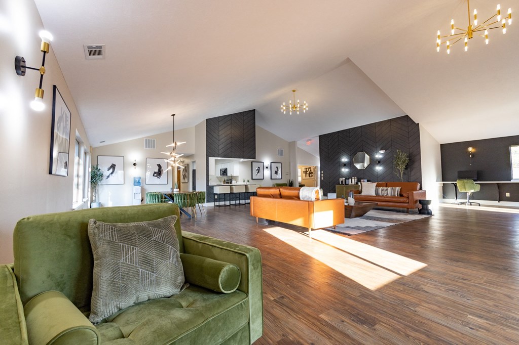 Interactive Clubhouse at Bradford Ridge Apartments, Bloomington, 47403