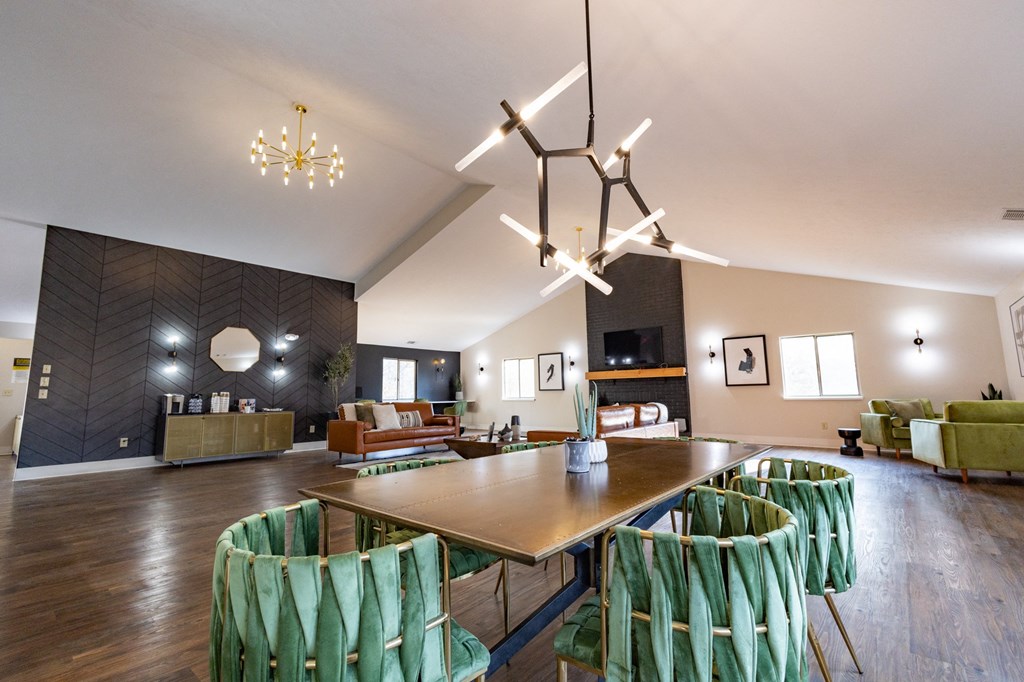 Large Community Clubhouse at Bradford Ridge Apartments, Indiana