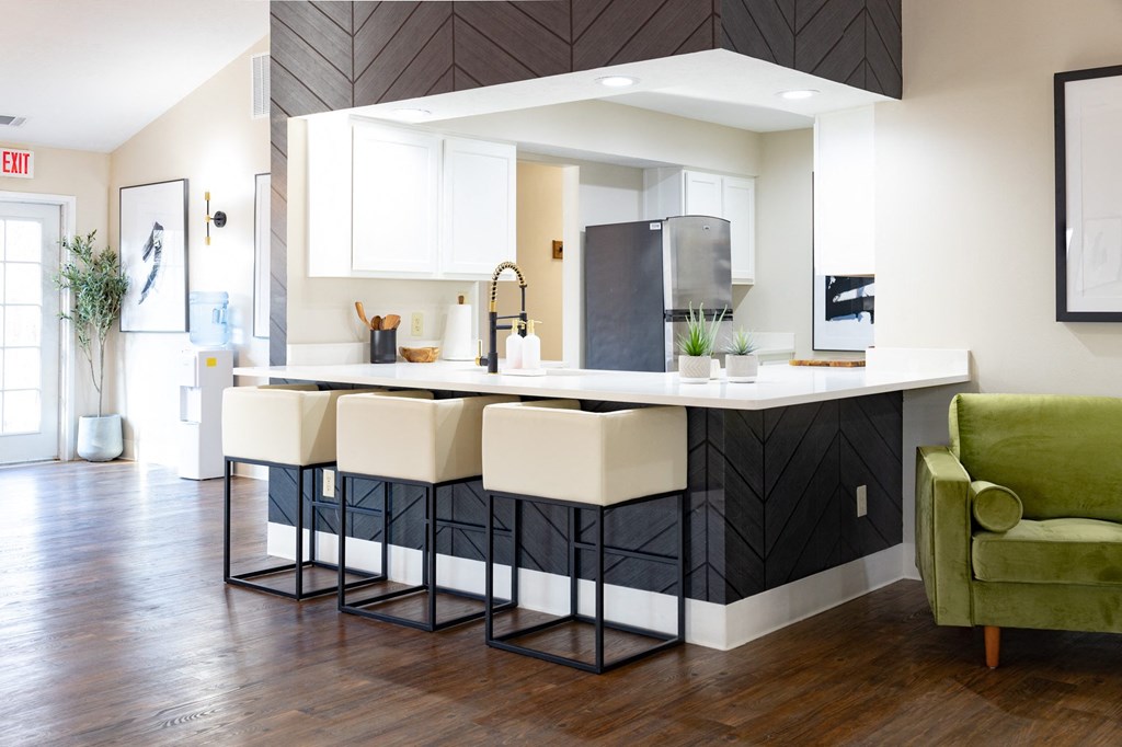 Large Island Kitchen With Custom Cabinetry at Bradford Ridge Apartments, Bloomington