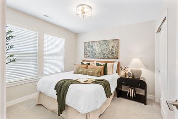 Bedroom With Expansive Windows at Mural Lewis Center, Lewis Center, Ohio