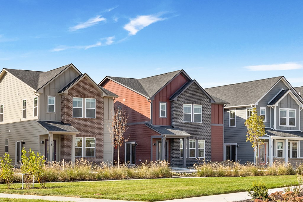 Green Lawn In Front at Mural Lewis Center, Lewis Center, Ohio