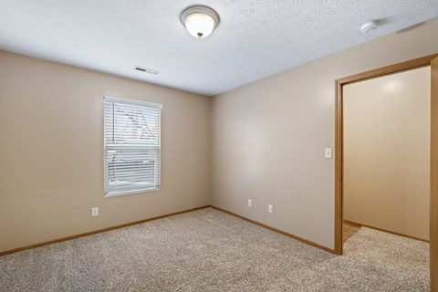Spacious bedroom at Stadium Lofts Apartments in Terre Haute, IN 47803