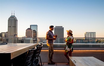 Access to Rooftop Lounge and Outdoor Deck at CityWay, Indianapolis, 46204 - Photo Gallery 59