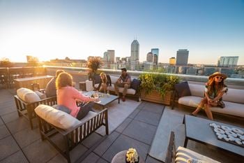 Rooftop Lounge at CityWay, Indiana