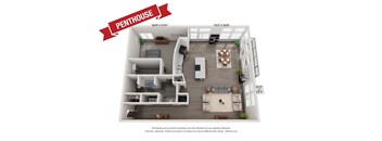 a floor plan of the penthouse