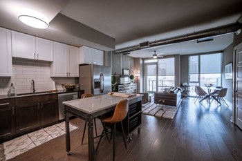 Fully Equipped Eat In Kitchen at CityWay, Indianapolis, IN, 46204 - Photo Gallery 34