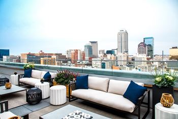 Enjoy Your Evenings In Rooftop Terrace Area at CityWay, Indiana, 46204