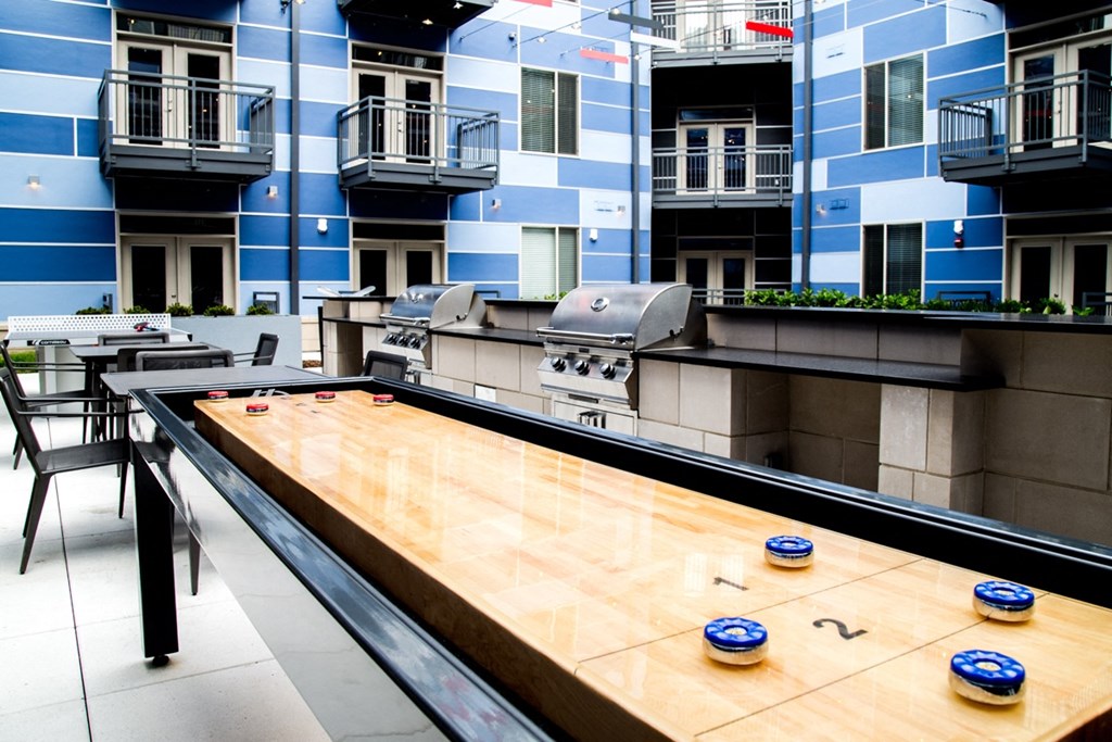 Shuffle Board at The Congress at Library Square, Indianapolis, 46204