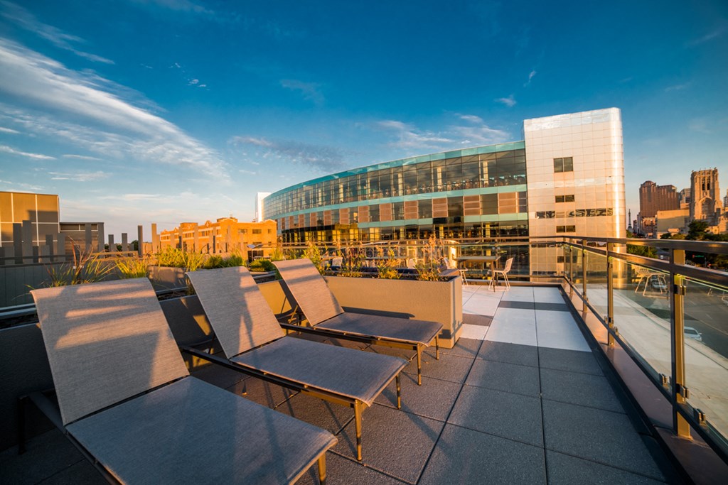 Rentable Rooftop Terrace at The Congress at Library Square, Indiana, 46204