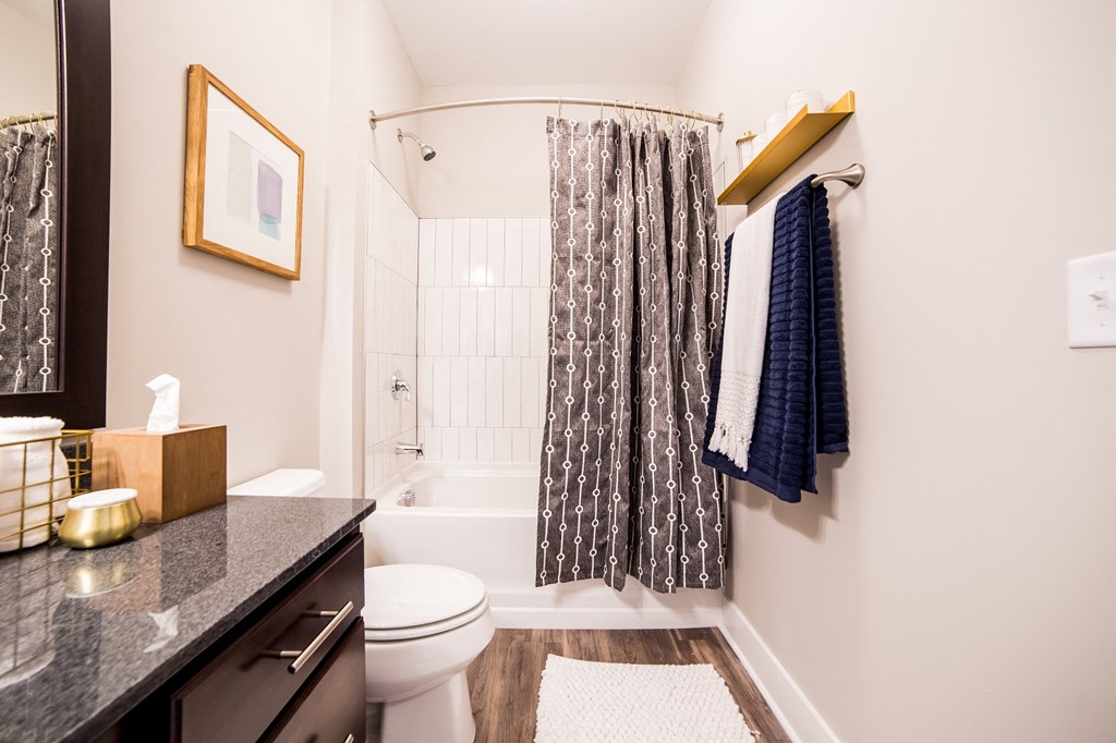 Bathroom With Bathtub at The Congress at Library Square, Indiana, 46204