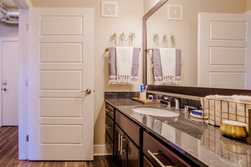 Luxurious Bathrooms at The Congress at Library Square, Indiana
