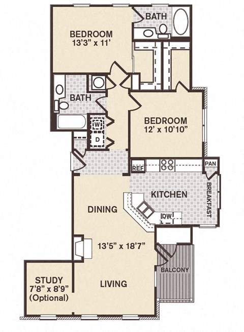 Georgetown Floor Plan at Providence at Old Meridian, Indiana