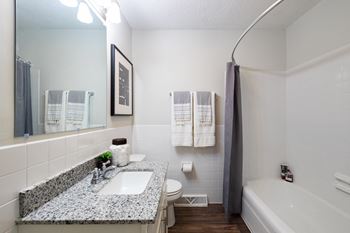 Renovated Bathrooms With Quartz Counters at Gramercy, Indiana, 46032