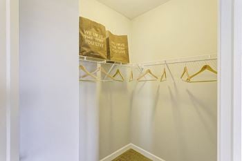 Walk-In Closets With Built-In Shelving at Whetstone Flats, Nashville, TN, 37211