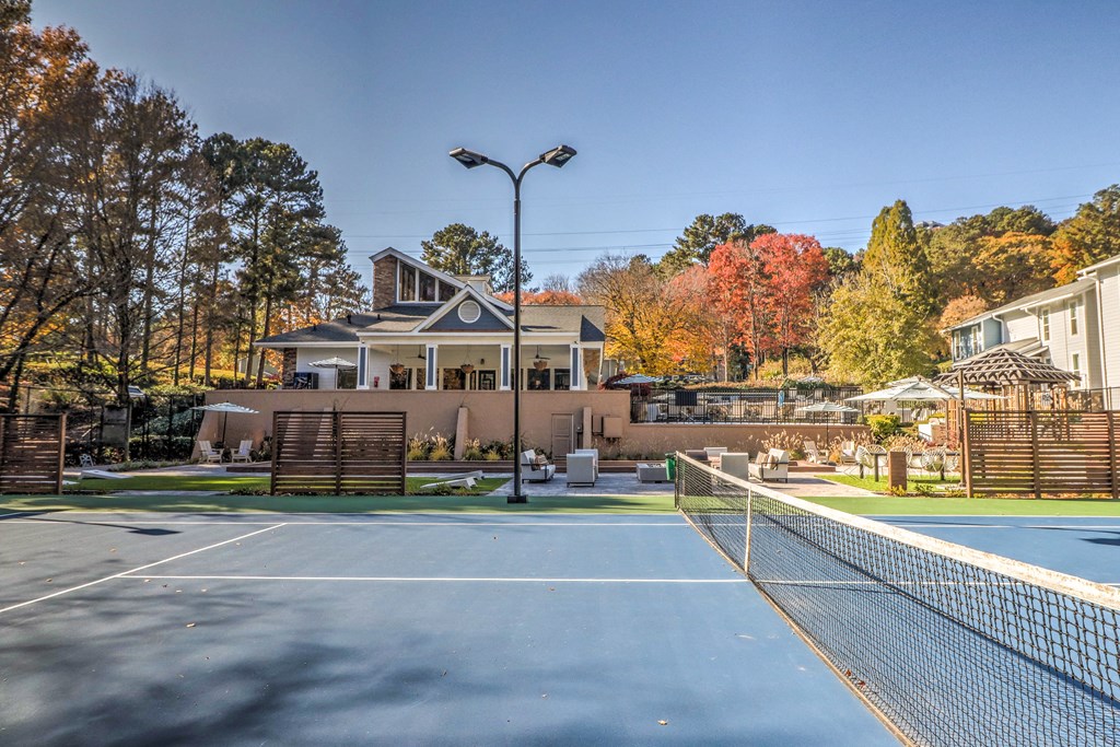 Tennis court at Rosemont Vinings Ridge Apartments, GA, 30339
