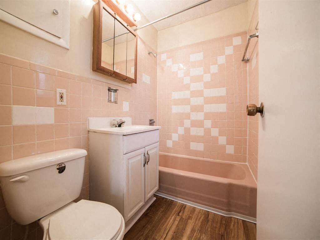 Large Soaking Tub In Bathroom, at Buckingham Monon Living, Indianapolis, IN 46220