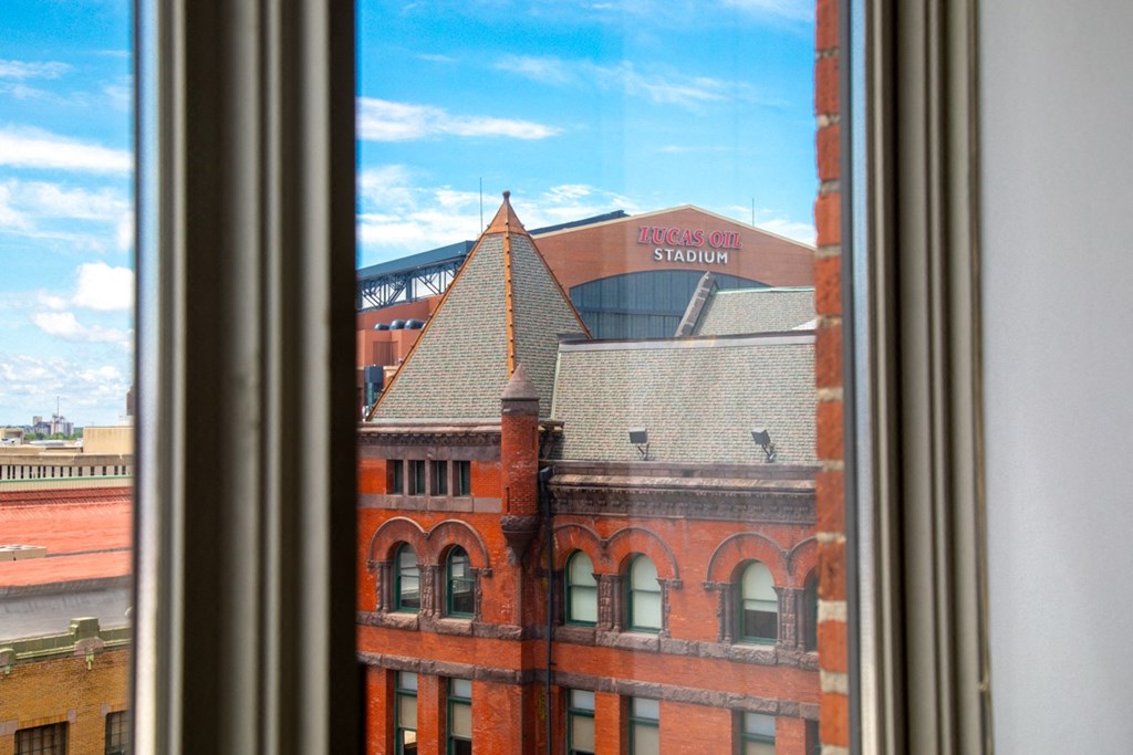 View From Window View From Window at Janus Lofts, Managed by Buckingham Urban Living, Indianapolis, 46225