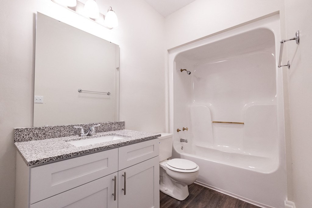 Oval Tub With Combo Shower at Lockerbie Court on Mass Ave, Indianapolis, IN