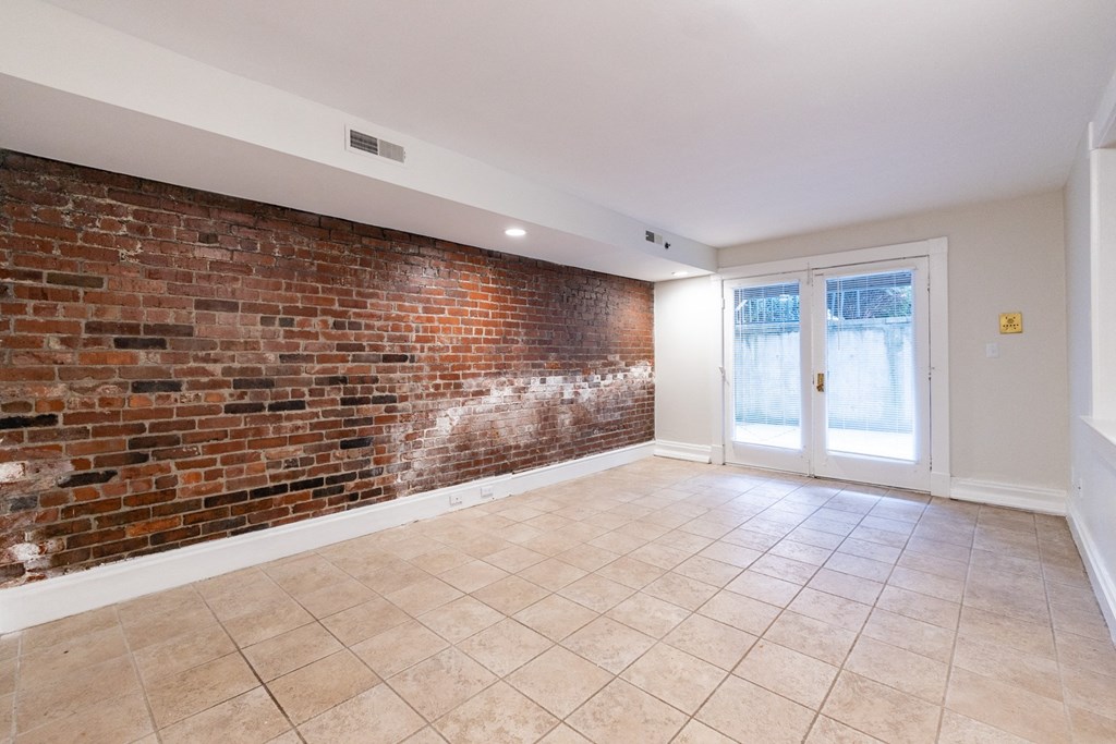 Unfurnished Living Space at Lockerbie Court on Mass Ave, Indianapolis, 46204