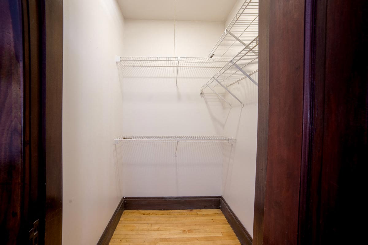 Walk In Closet at Lockerbie Court on Mass Ave, Indianapolis, IN, 46204