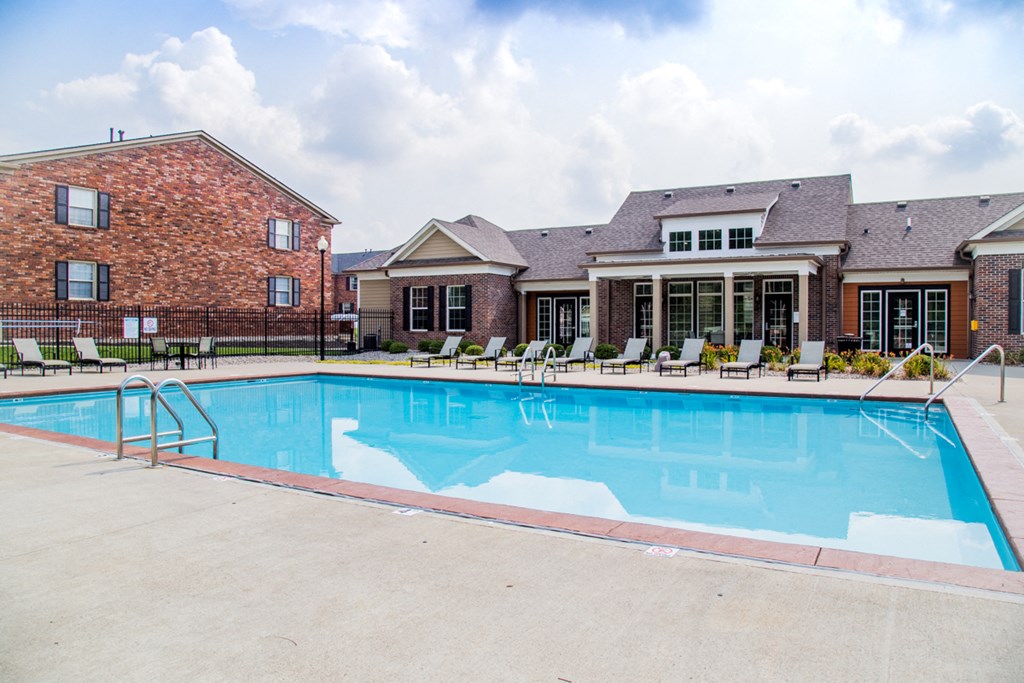 the swimming pool at our apartments