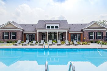 Extensive Resort Inspired Pool Deck at Monon Living, Indiana