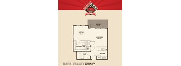 Napa Valley Floor Plan at Monon Living, Indiana