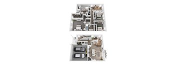 D11 Floor Plan at Mural Brownsburg, Brownsburg, 46112