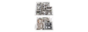 D12 Floor Plan at Mural Brownsburg, Brownsburg