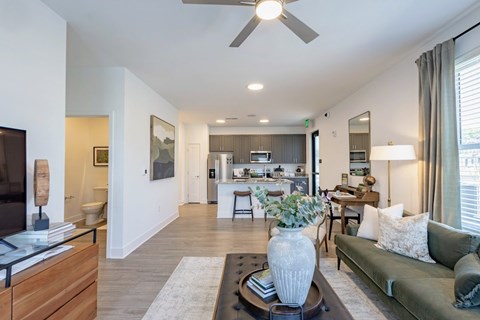 living space at Montage West Lafayette  Apartments, West Lafayette, IN