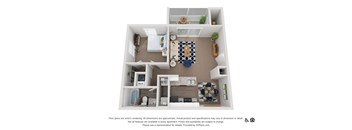ONE BEDROOM Floor Plan at The Summit at Avent Ferry, Raleigh, NC, 27606