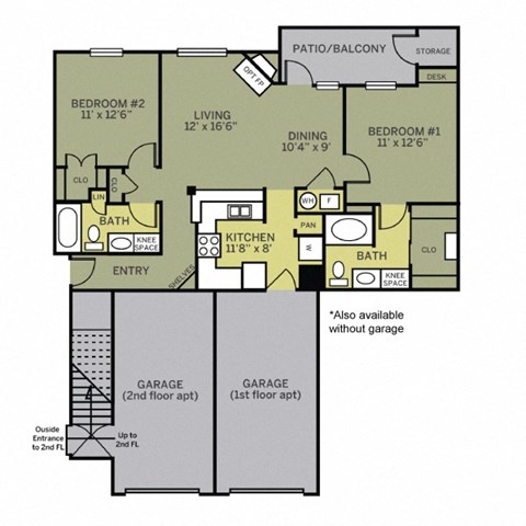 a floor plan of a house at The Reserve at Williams Glen, Indiana, 46077